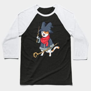 Wizard and magician - magic cat Baseball T-Shirt